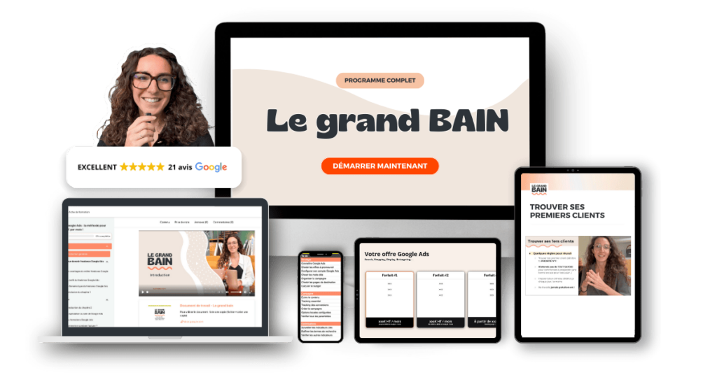 Formation business Google Ads Le Grand Bain