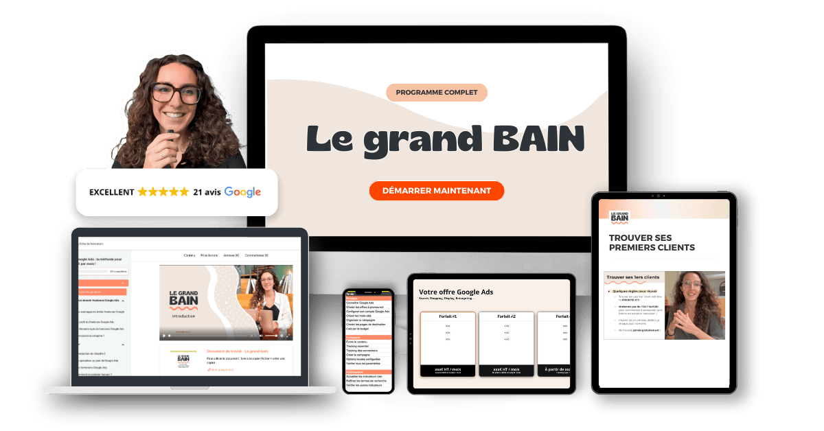 Formation business Google Ads Le Grand Bain